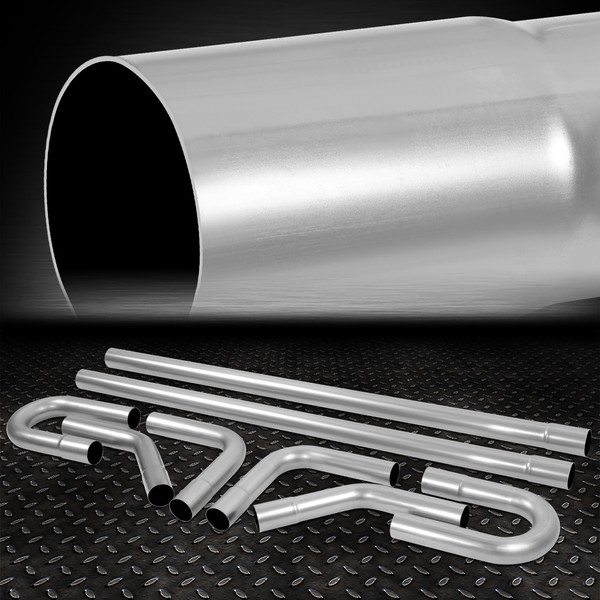 Speed Daddy 8Pcs 2"OD DIY Custom Mild Steel Mandrel Exhaust