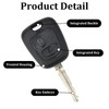 INBOLM Button Key Fob Cover Replacement,Compatible with Toyota Aygo Peugeot