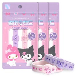 ATEX Summer Band Sanrio Summer Scent Bracelet Pochaco Toddler 3EA Pochaco Summer Scent Band 3 Pieces / 썸머밴드 산리오 여름 향 팔찌 포차코 유아 3EA 포차코 썸머향밴드 3개