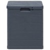 vidaXL Anthracite Patio Storage Box - Durable, Weather-Resistant Outdoor Storage