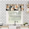 JESTRONRY Mid Century Window Valance Curtain for Bedroom Kitchen, Retro