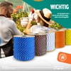 DQ-PP Polypropylene rope, 8 mm, 20 m, orange, load capacity