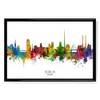 artboxONE Poster with Black Frame 45 x 30 cm Cities