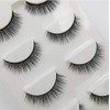 4 Pairs 3D Mink Eyelashes Makeup Natural False Eyelashes Long