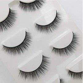 4 Pairs 3D Mink Eyelashes Makeup Natural False Eyelashes Long Eyelash Extensions Fake Eyelashes (G101)