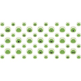 StickerTalk Alien Camera Dots Webcam Covers, 1 Sheet of 32 Stickers at 0.25 inches Diameter, 21 Stickers at 0.375 inches Diameter.
