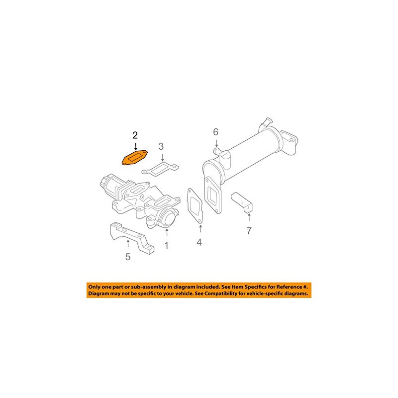General Motors 97367013, EGR Valve Gasket