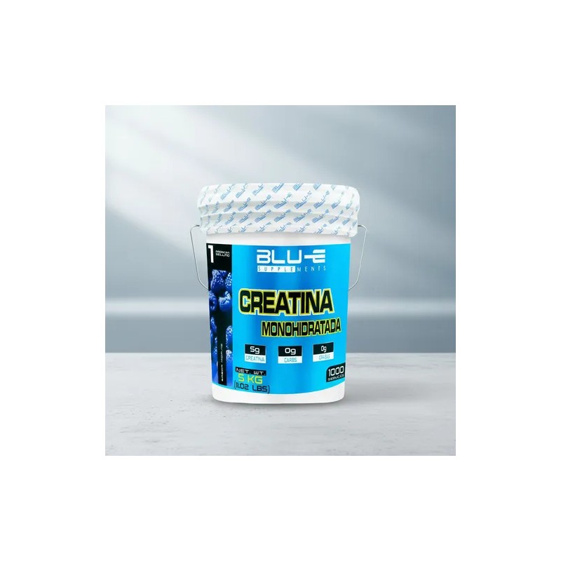 Creatina Monohidratada Blu-e 5kg Polvo Suplemento Fitness