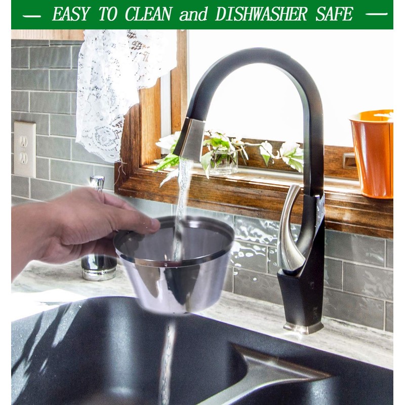 Stainless Steel Reusable Coffee Filters Basket 8 12 Cup Sturdy