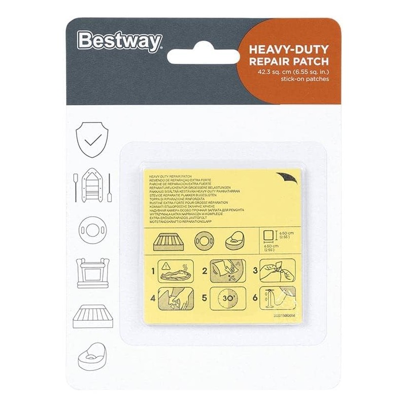 Bestway Heavy Duty Inflatables Repair Patch for Lilo's and Pool
