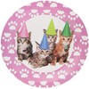 Kitten Party Supplies, Includes Plates, Napkins, Cups, and Cutlery (Serves