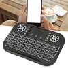 2.4GHz Mini Wireless Bluetooth Keyboard with Touchpad Backlit Portable Keyboard