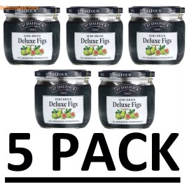 St. Dalfour 5 PACK - St. Dalfour, Semi-Dried Deluxe Figs, 7 oz (Total 35 oz) EXP: 09/2026