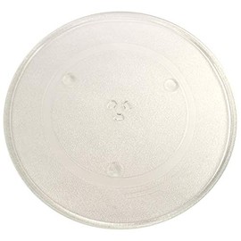 HQRP 16 1/2" Glass Turntable Tray Compatible with Panasonic F06014M00AP NN-H914BF NN-H924BF NN-H934BF NN-H935BF NN-H944BF NN-H964BF NN-S944WF NN-S924BF Microwave Oven Cooking Plate 16.5-inch 420mm