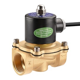 Heschen Brass Electric Solenoid Valve 2W-250-25J 1 Inch AC220V Direct Action Water Normally Closed Replacement Valve