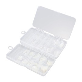 Baluue Almond Press Toe Nails Simple Fake Toenail Tips for Manicure Oval Nail Stickers for Women