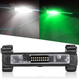 Lumimotor UTV Interior Dome Light Universal Roll Bar Mount LED Light Bar UTV Accessories for Can Am Polaris Kawasaki Yamaha ATV Golf Cart Truck Off Road - White/Green