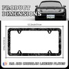 Spider Web License Plate Frames - 2 Pack Front Rear