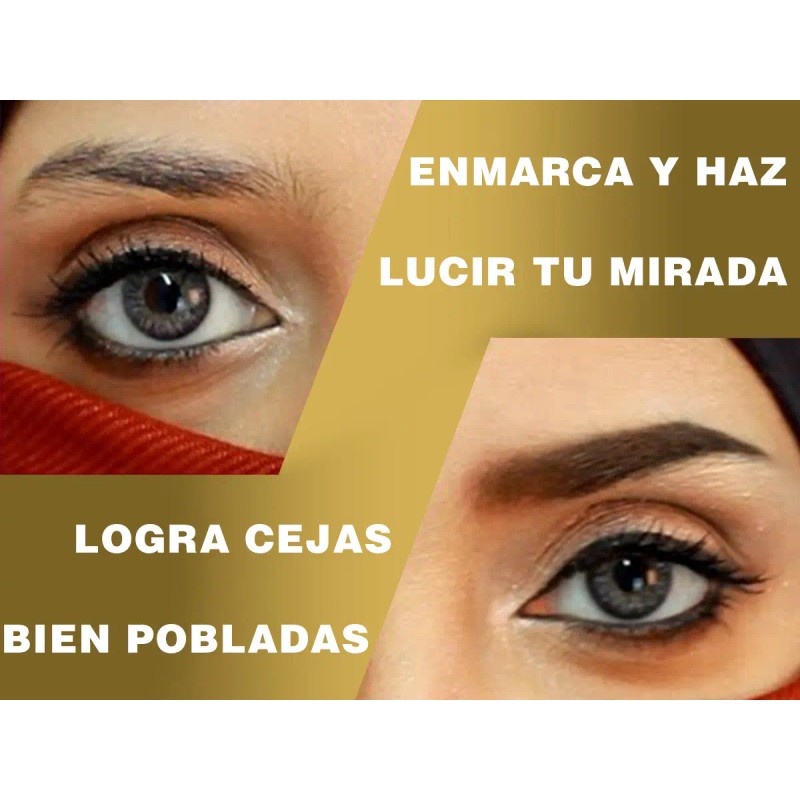 Delineador Kajal + Henna En Polvo Cosmético Árabe