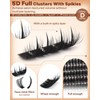 Goddvenus Manga Lash Clusters Kit with Spikes Wispy Fluffy Cluster