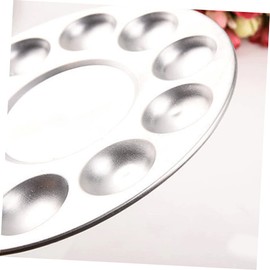 SEWACC 6pcs Aluminum Watercolor Mixing Trays for Mixing and and Drawing Activities