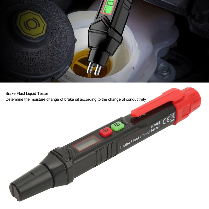 Brake Fluid Liquid Tester Pen Handheld Auto Brake Oil Detector