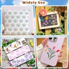 72 Pcs Botanical Stencils Set, Reusable Butterfly & Flower Painting