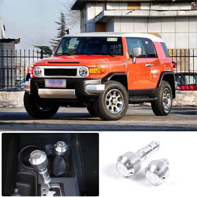 HIRUFAIT Car Shifter Knob Stick Head Replacement for Toyota FJ