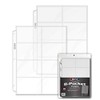 BCW Vinyl 8-Pocket Pages | Holds Eight 2 ⅝" x