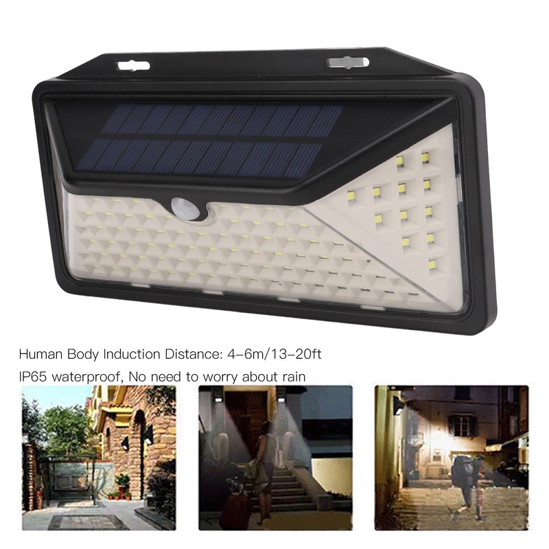 102LED Solar Powered Light IP65 Waterproof 3 Working Modes Motion