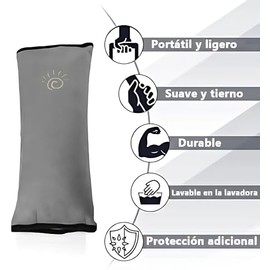 4 Pcs Almohadilla para Cinturón de Seguridad de Coche,Almohadillas Protectores Cobertores Cojín,Protectoras para Correa de Hombro de Cinturón de Seguridad de AutomóVil,para Adultos, Niños