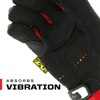 Mechanix Wear - M-Pact Work Gloves (Small, Black/Red)