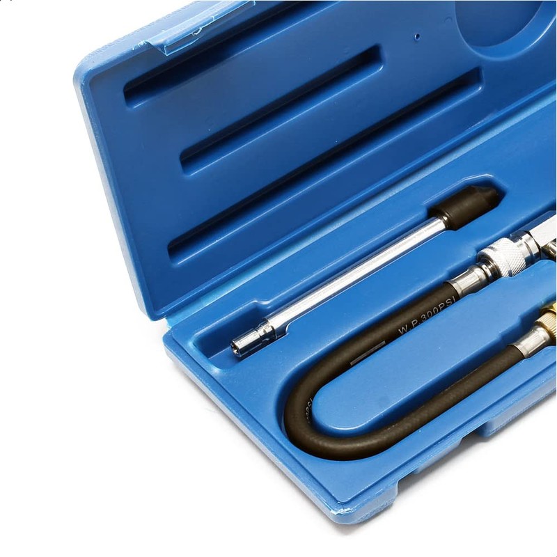 Wiltec Compression Meter 0-20 Bar for Petrol Engines 3-Piece Set