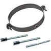 Pipe Holder Cast Grey Adjustable for 150