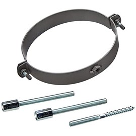Pipe Holder Cast Grey Adjustable for 150