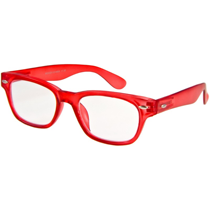 I NEED YOU Lesebrille Woody Limited / +1.00 Dioptrien/Rot, 1er