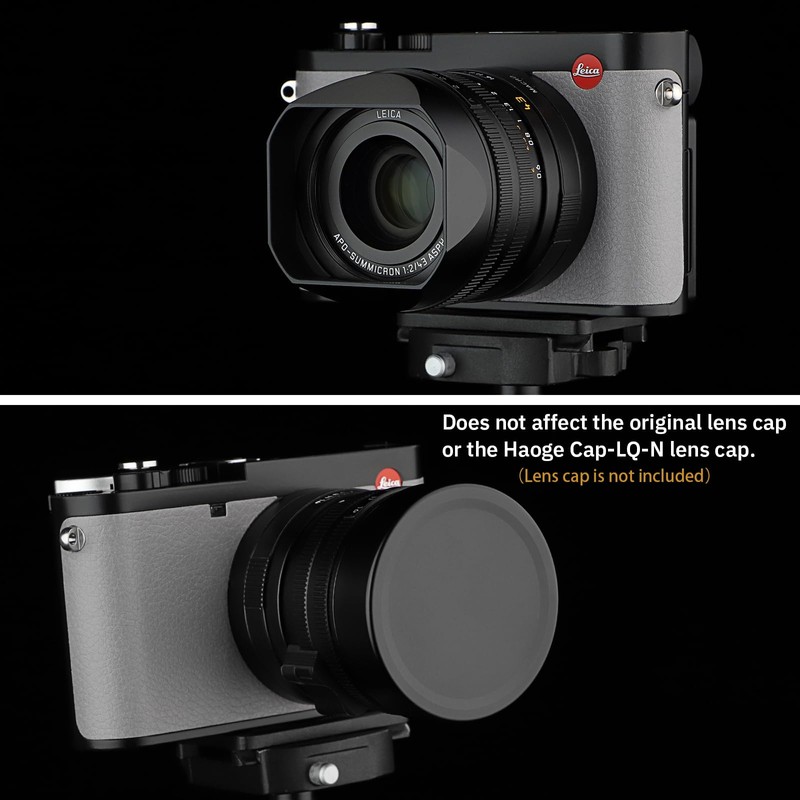 Haoge Metal Square Lens Hood for Leica Q3 Q3-43 Camera
