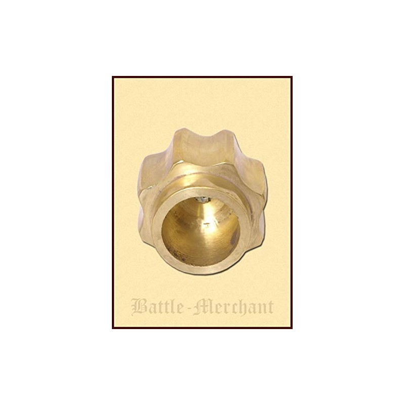 Battle Striker Brass Steel Plunger Head Billet Medieval Battle Viking