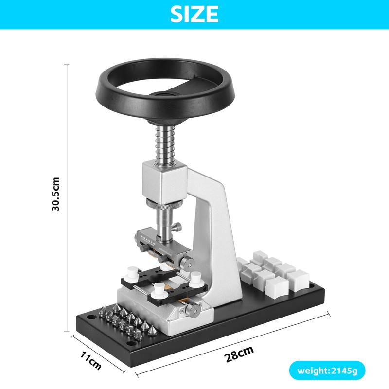 Singcci Bench Watch Opener 5700，with 6 Types of Steel Teeth,