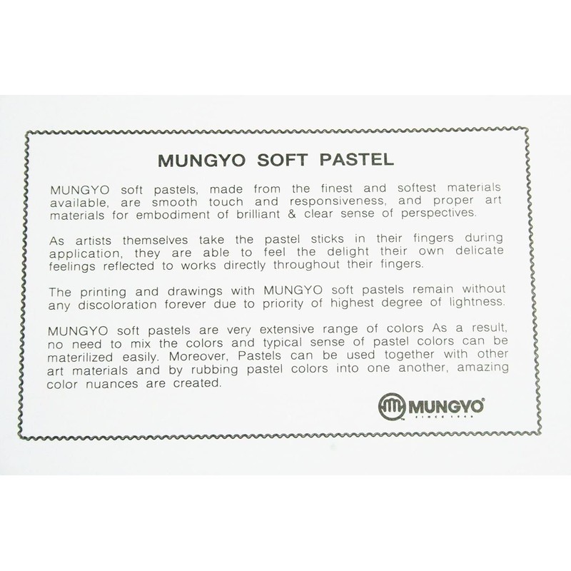 Mungyo Soft Pastel 64 Color Set Square Chalk