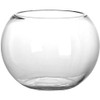 GANAZONO Glass Bowl and Vase - Clear Terrarium Globe for