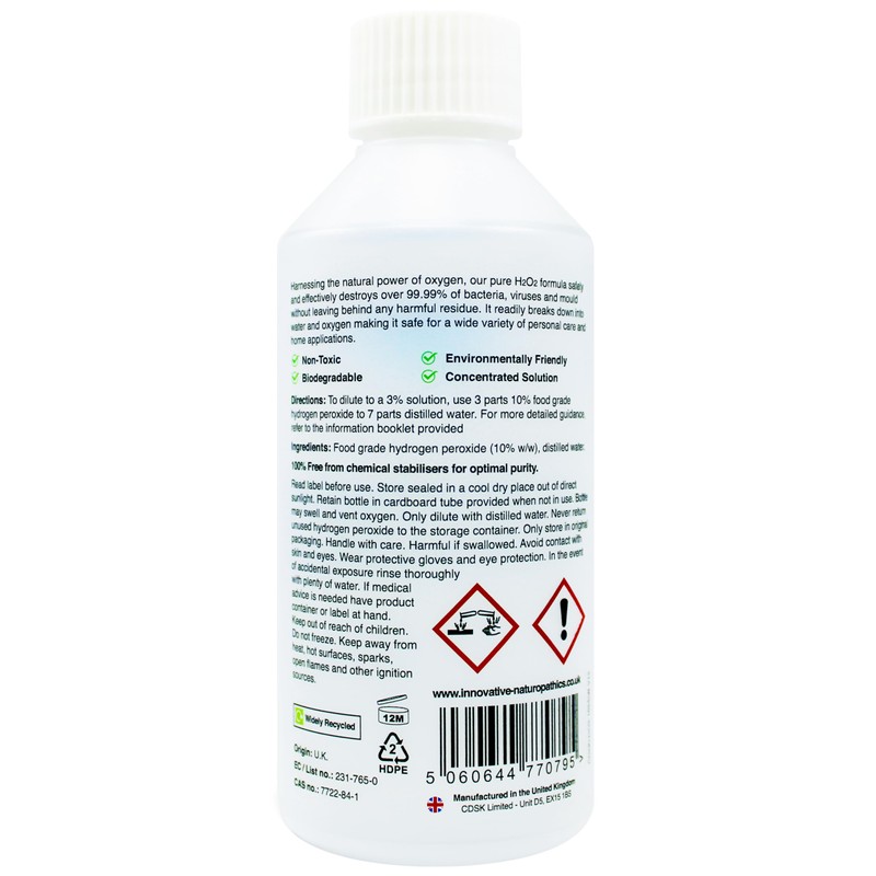 Innovative Naturopathics Food Grade Hydrogen Peroxide - Purest Grade 10%
