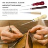 4 Pcs Handheld Tool Compact Size Long Handle Punching Awls