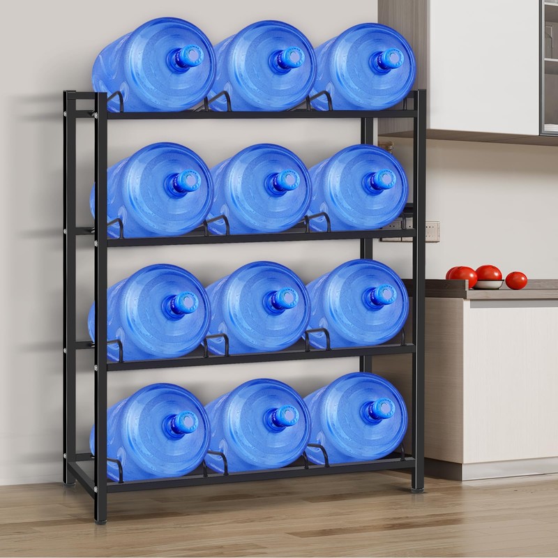 jolybebe 5 Gallon Water Jug Holder for 12 Bottles Without