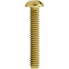 10-32 x 1" Round Head Machine Screws, Slotted Drive, Solid