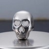4 PCS Stainless Steel Skull Head Ice Cube with Silicone