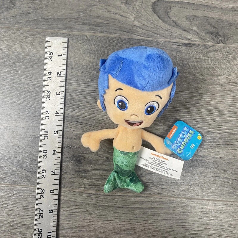 Nickelodeon Bubble Guppies Gil Plush 7" Toy NEW Rare Retired