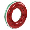 Watermelon Pool Float 16.5in Inner Diameter Inflatable Watermelon Design Eco