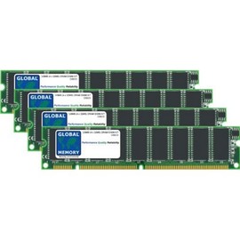 GLOBAL MEMORY 128MB (4 x 32MB) DRAM DIMM Memory RAM Kit for Cisco 12000 Series Routers GSR Line Card 4 Pack (MEM-LC1-PKT-128)
