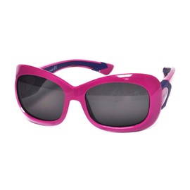 Real Kids Shades Breeze Sunglasses for Kid, Youth - 100% UVA UVB Protection, Polycarbonate Lenses, Unbreakable, Flex Fit, Fashionable Square Frames (Youth 7+, Purple/Navy, Polarized)